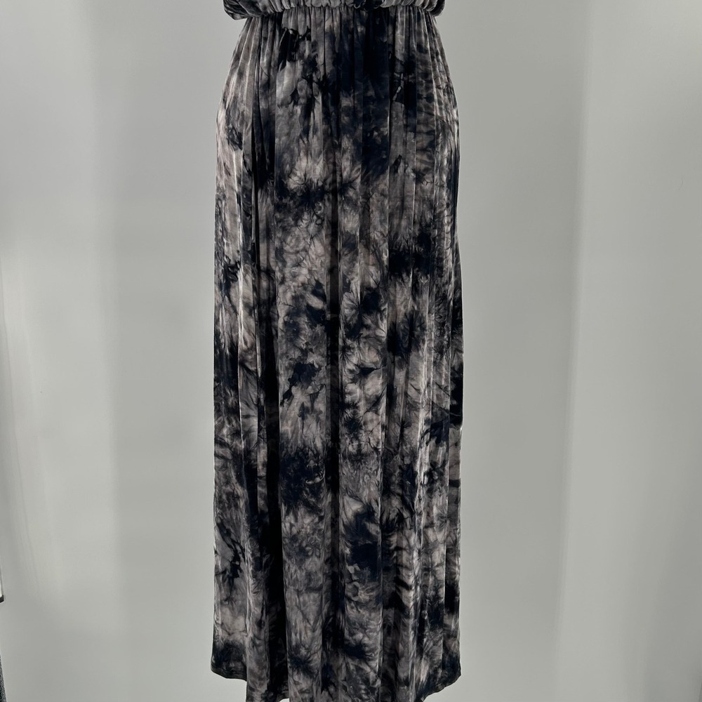 Olivia Rae Tie Dye Maxi Dress Spaghetti Strap Elastic‎ Waist Flowy Womens XS - Picture 3 of 11
